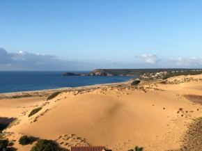 Torre dei Corsari mit Aussicht auf Meer und Dune